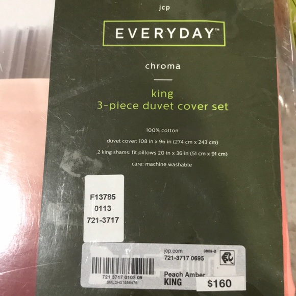 jcpenney Bedding Jcp Everyday King 3 Pc Duvet Cover Set 0 Cotton